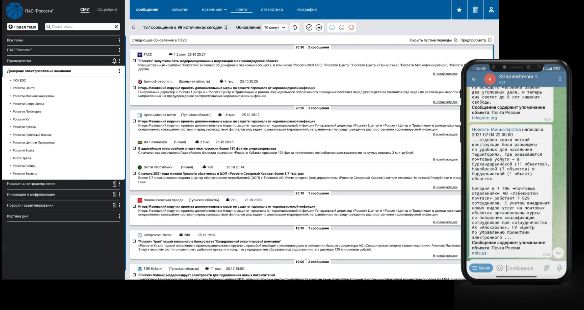 Оперативное информирование